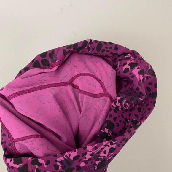 Lululemon Base Pace High Rise Tight in Cheetah Camo Magenta Size 10 - Picture 6 of 8
